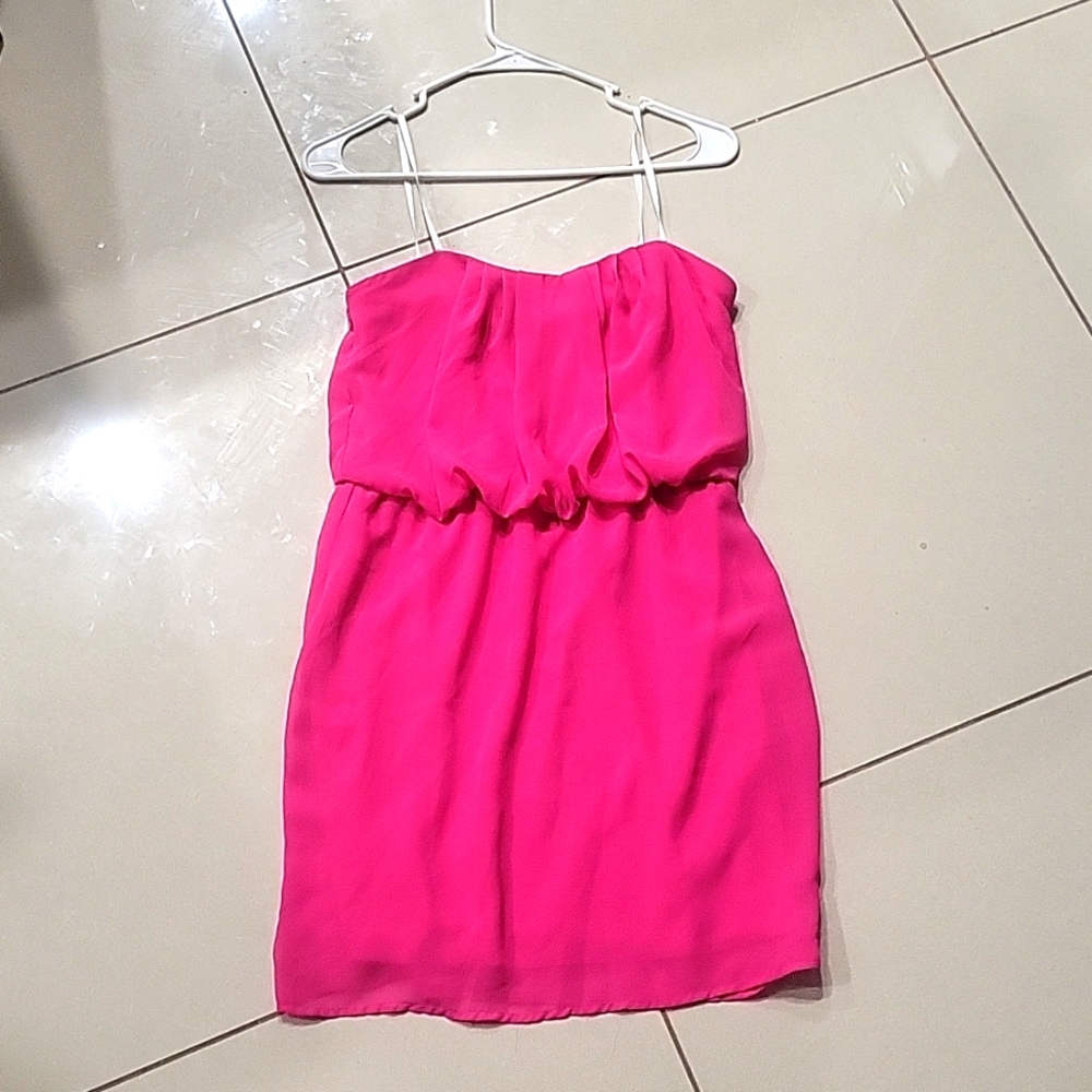 Super cute hot pink dress